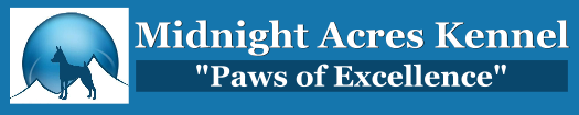 Midnight Acres Kennel logo